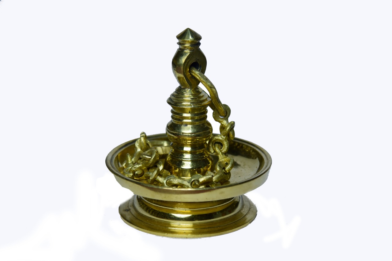 Brass Hanging Oil Lamp